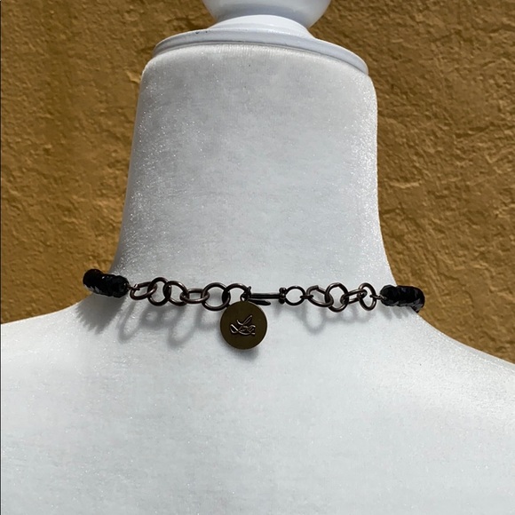 Saint Vintage Rhinestone Element Necklace - Picture 3 of 4